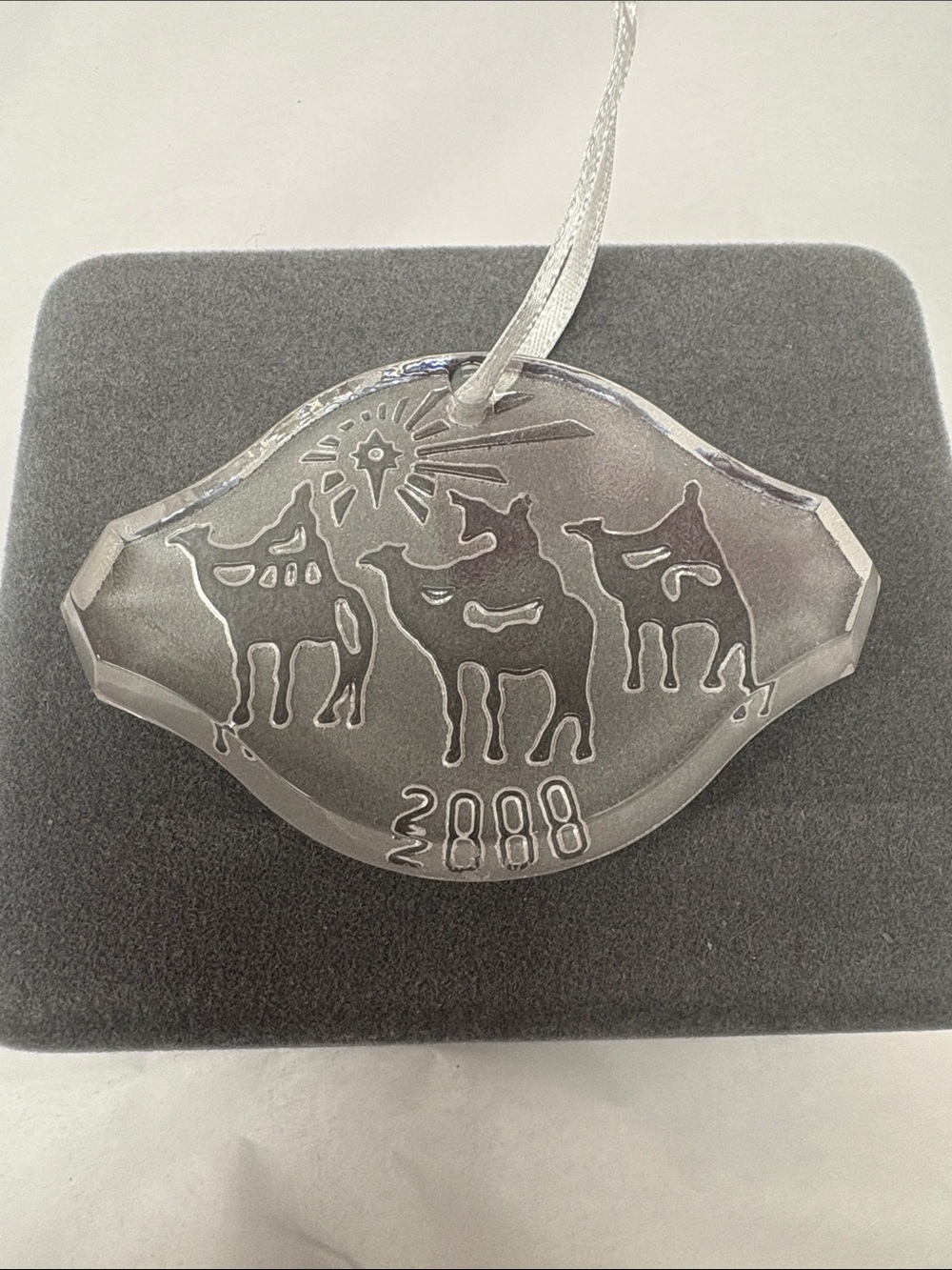Waterford Crystal 2000 Ornament - The Three Wisemen